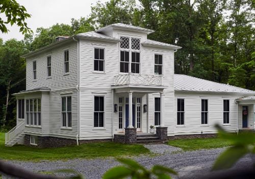 Traditional and Sleek-house