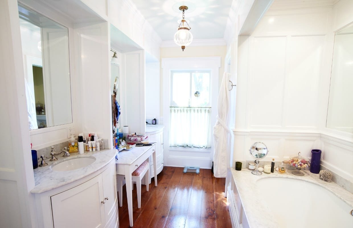 Bathroom with Custom Millwork